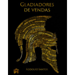 imagem contém a figura de um capatece de gladiador e letras